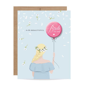 Bride to Be Pin Card