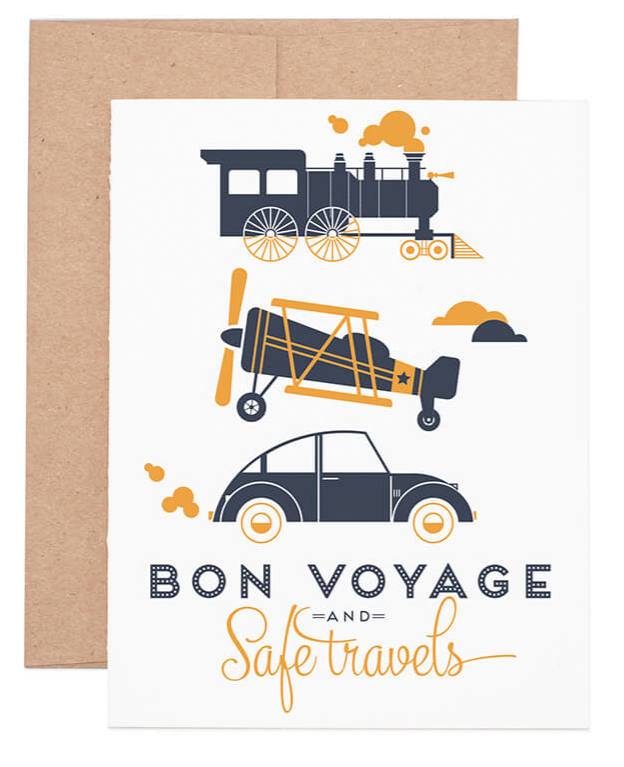 Bon Voyage Everyday Greeting Card