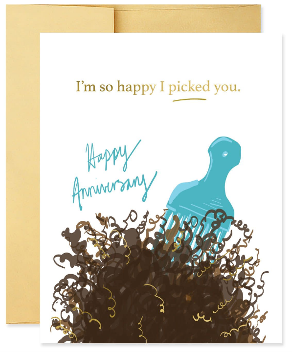 I'm So Happy I Picked You Anniversary Card