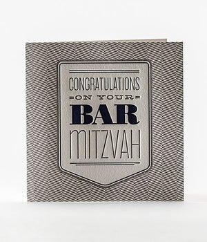 Congratulations on Your Bar Mitzvah Greeting Card