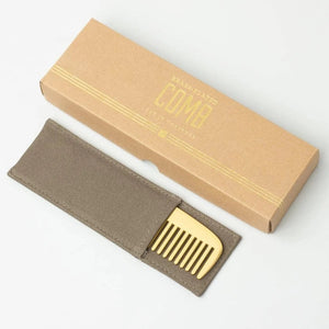 Not a Hair Out of Place Brass Comb