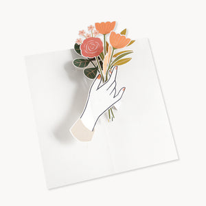 Flowers For You Pop-Up Greeting Card