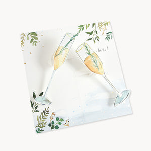 Champagne Toast Pop-Up Greeting Card