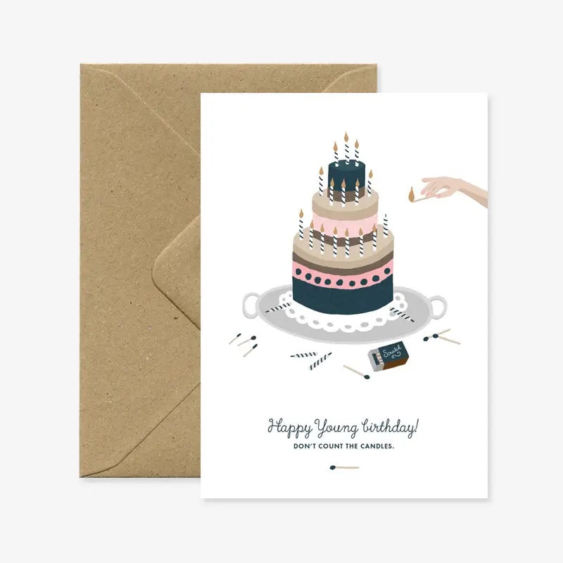 Happy Young Birthday Greeting Card